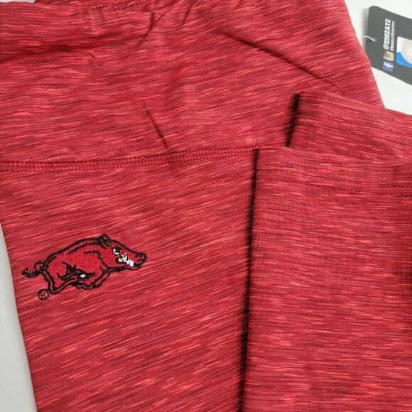 NEW ZOOZATZ ATHLEISURE - XL - Women's Arkansas Razorbacks Leggings - Picture 3 of 5